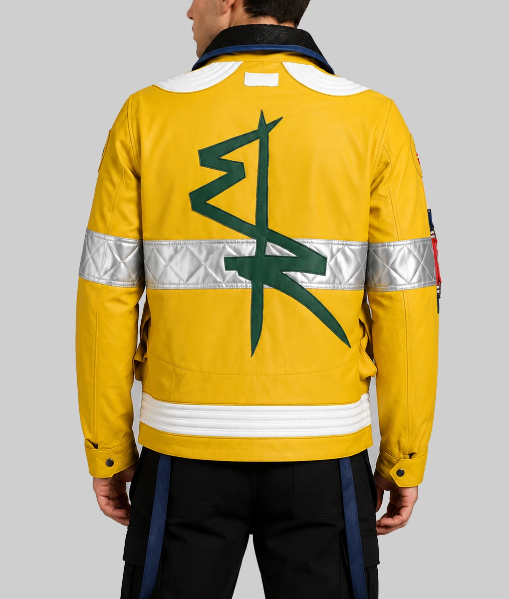 David Martinez Yellow Cosplay Jacket-Back