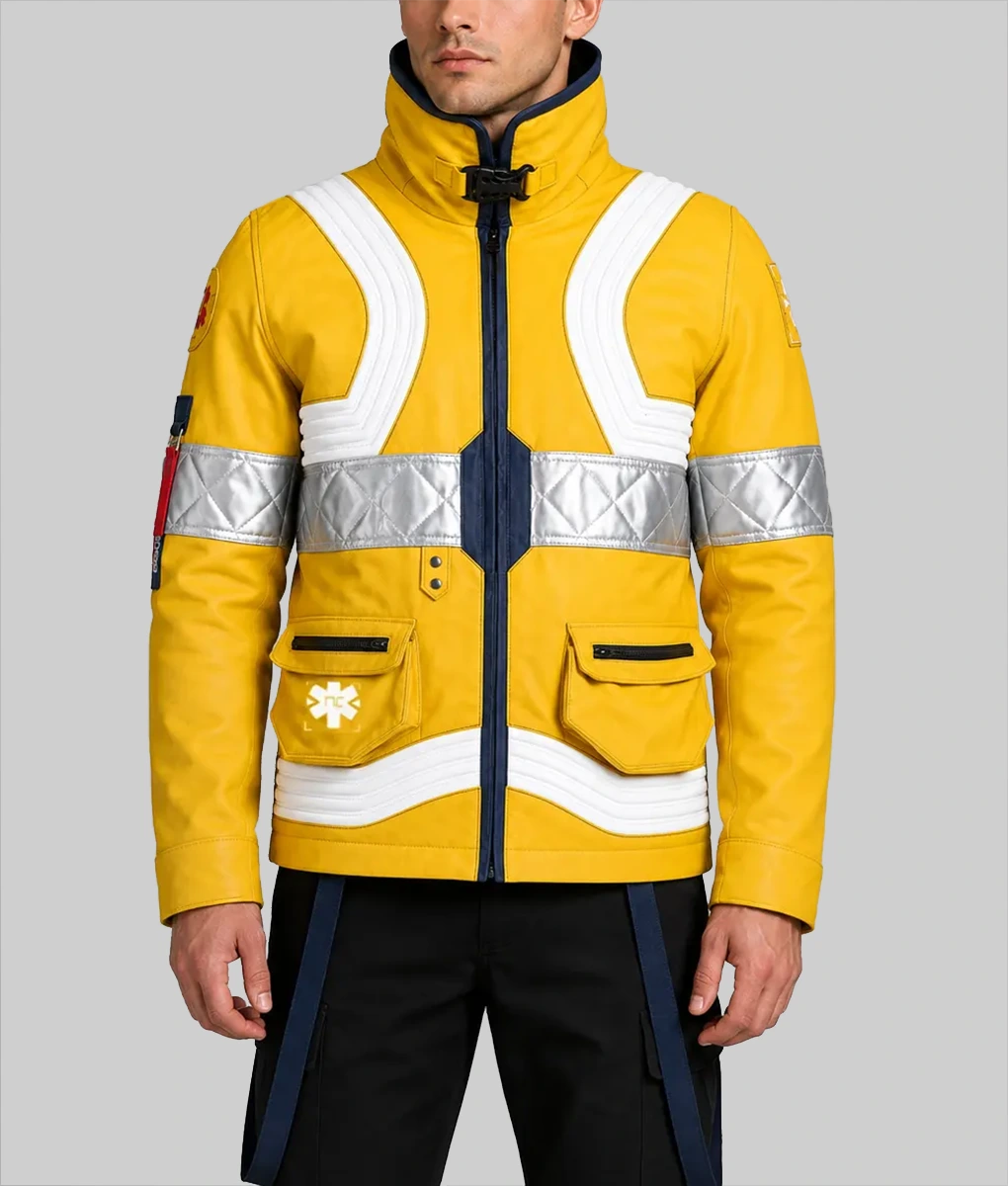 David Martinez Yellow Cosplay Jacket-Front
