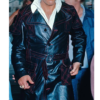 Elvis Black Leather Coat