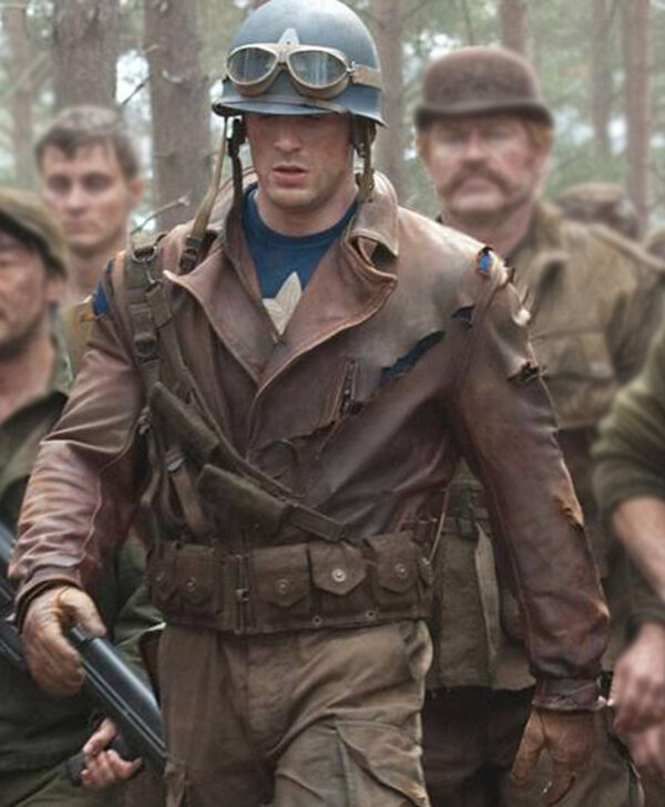 WW2 Captain America Leather Jacket