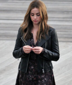 Ana De Armas Ghosted 2023 Biker Jacket