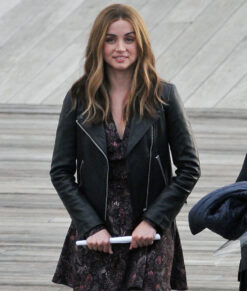Ana De Armas Ghosted 2023 Biker Jacket