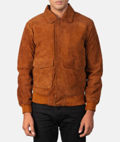 David Save Our Squad Suede Jacket