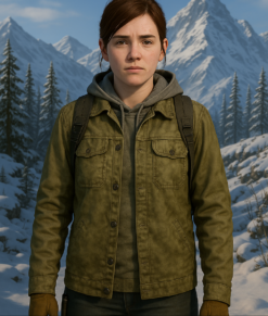 Ellie The Last Of Us Part II Jacket-FrontView