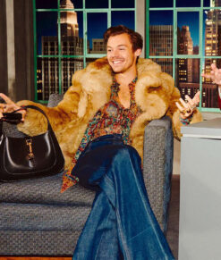 Harry Style The Beloved Show Fur Coat