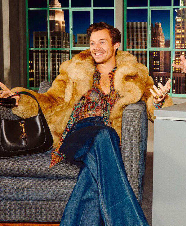 Harry Style The Beloved Show Fur Coat