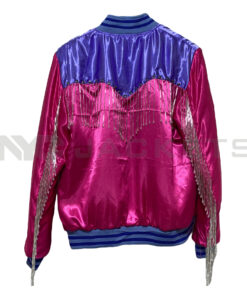 Harry Styles Pink Fringe Jacket at The Forum 2023