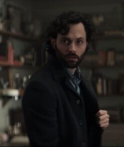 Joe Goldberg You Season 4 Black Short Coat