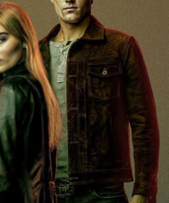 John The Winchesters Brown Suede Jacket
