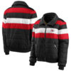 KC Chiefs Puffer Jacket - Chiefs Puffer Jacket | Men's Parachute Puffer Jacket - Both View