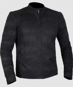 Mission Impossible 7 Ethan Black Suede Leather Jacket