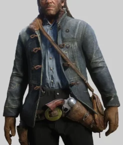Red Dead Redemption 2 Denim Jacket-Front View