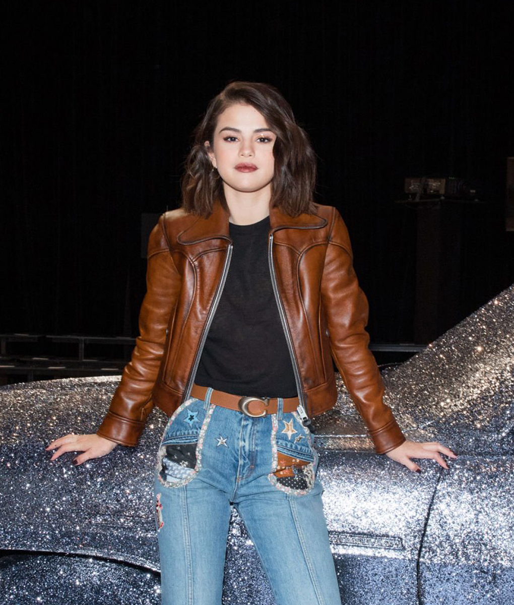 Selena Classic Leather Jacket