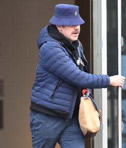 Ted Lasso S3 Blue Puffer Jacket