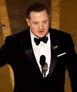 Brendan Fraser Oscar Awards 2023 Black Suit