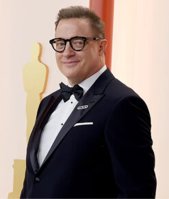 Brendan Fraser Oscar Awards 2023 Black Suit
