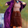 Camila Morrone Daisy Jones & The Six Purple Coat