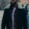 Ian Walker Harlem Black Shearling Jacket