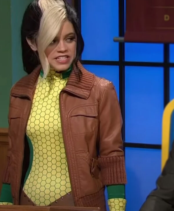 Jenna Ortega SNL 2023 Jacket