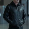 Kiefer Sutherland Rabbit Hole Black Leather Jacket