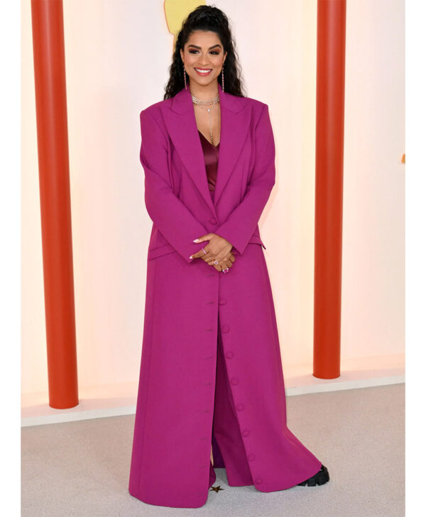 Lilly Singh Oscar Awards 2023 Pink Coat