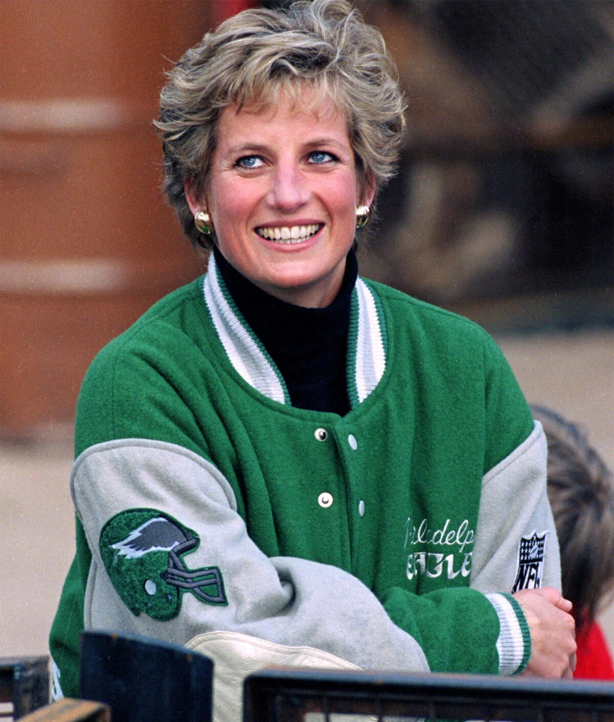 Princess Diana Green Varsity Jacket