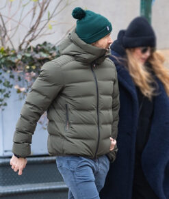 Ryan Reynolds Green Puffer Jacket