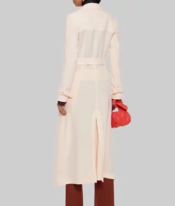 Ted Lasso Rebecca Pink Coat-Back View