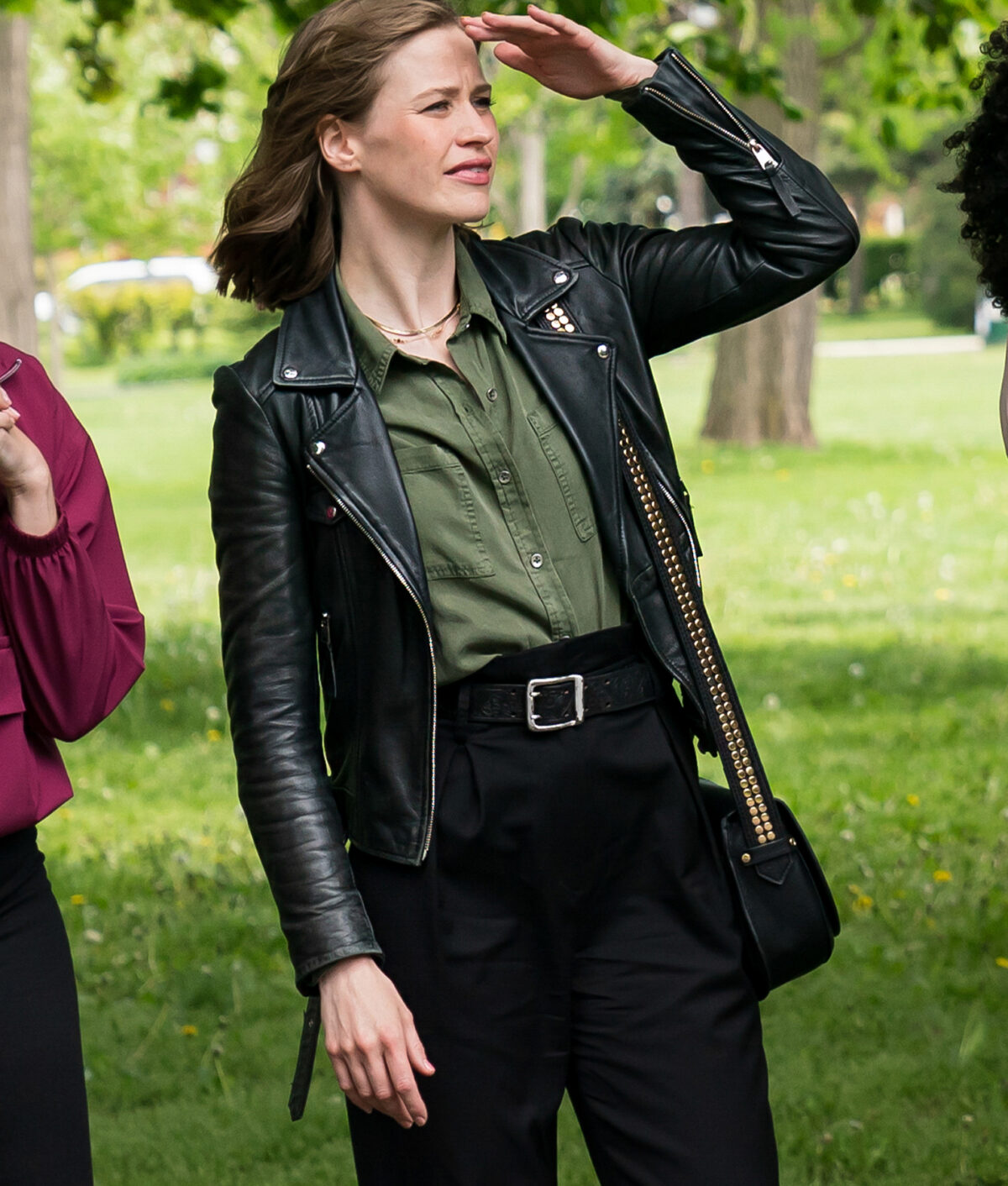 The Love Club Camille Stopps Leather Jacket