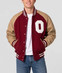 Caleb Kanai Kelly Varsity Jacket-Front