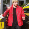 Logan Paul Red Cotton Jacket