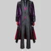 Tekken 8 Kazuya Purple Suit Coat-Front
