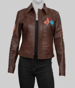 Ahsoka 2023 Sabine Wren Brown Cropped Jacket-Front View