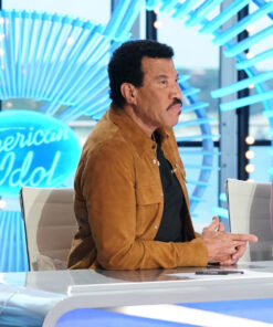 American Idol Lionel Richie Brown Suede Jacket