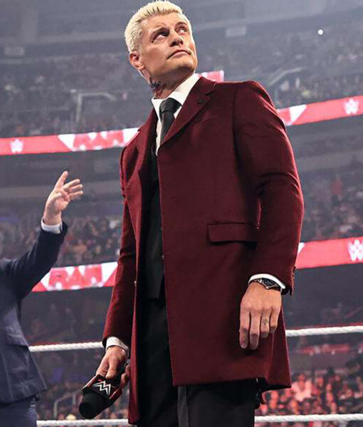 American Nightmare Cody Rhodes Red Trench Coat