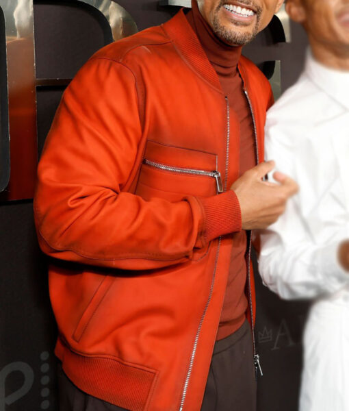 Bel-Air Premier Will Smith Leather Bomber Jacket