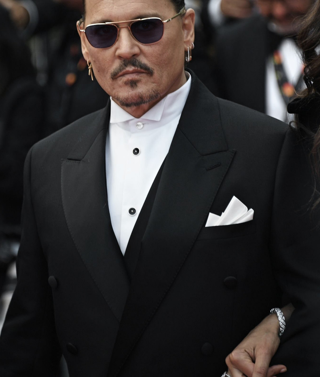 Cannes 2023 Johnny Depp Black Blazer