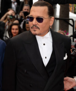 Cannes 2023 Johnny Depp Black Blazer