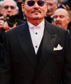 Cannes 2023 Johnny Depp Black Blazer