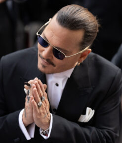 Cannes 2023 Johnny Depp Black Blazer