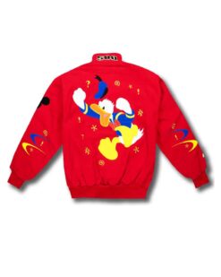 Donald Duck Red Bomber Jacket