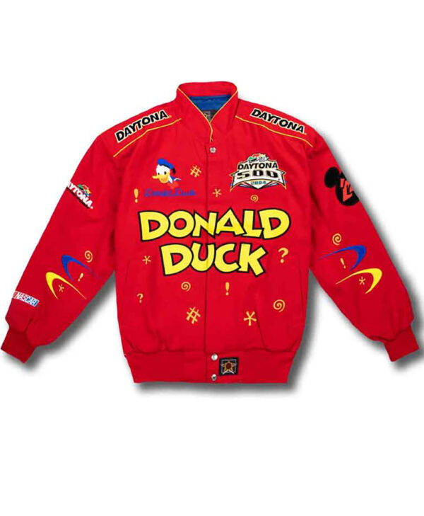Donald Duck Red Bomber Jacket