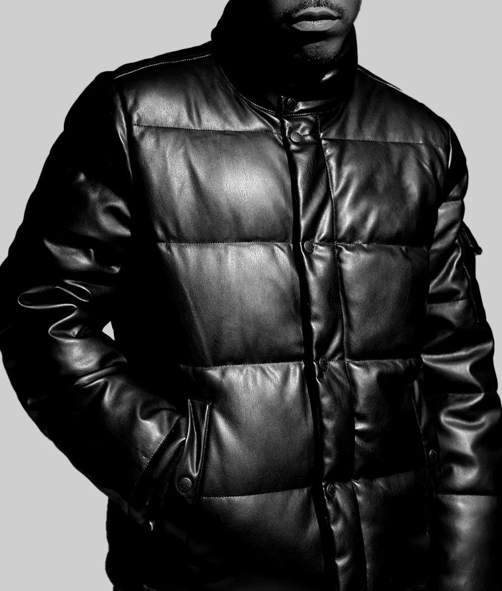 Earth Mama 2023 Earl Black Puffer Jacket-Side View