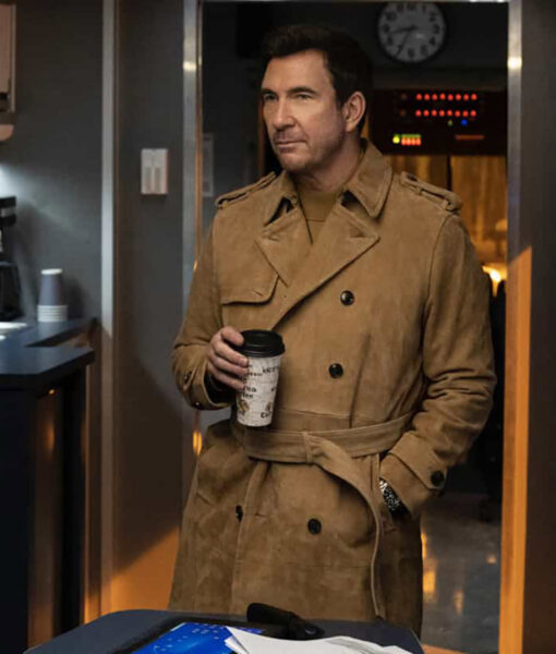 FBI Most Wanted 2023 Dylan McDermott Trench Coat