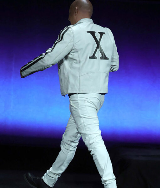 Fast X 2023 Vin Diesel White Leather Jacket