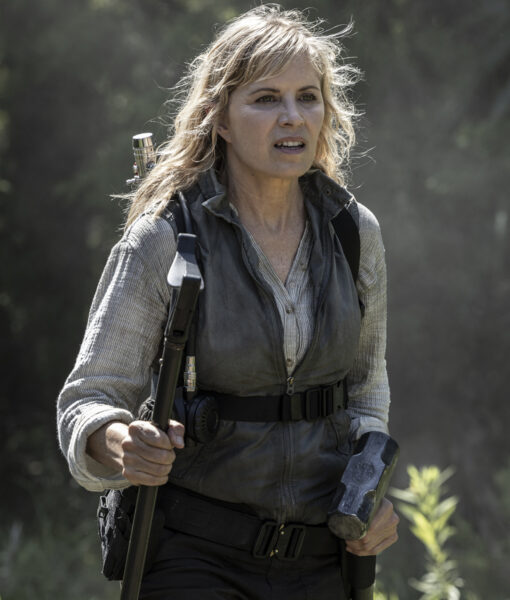 Fear the Walking Dead S08 Kim Dickens Grey Vest