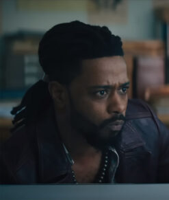 Haunted Mansion 2023 LaKeith Stanfield Brown Coat