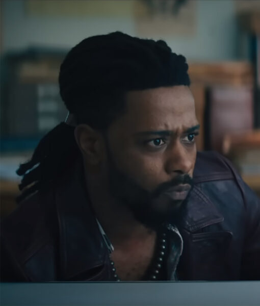 Haunted Mansion 2023 LaKeith Stanfield Brown Coat