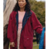 Joy Ride 2023 Jenny Chen Red Jacket