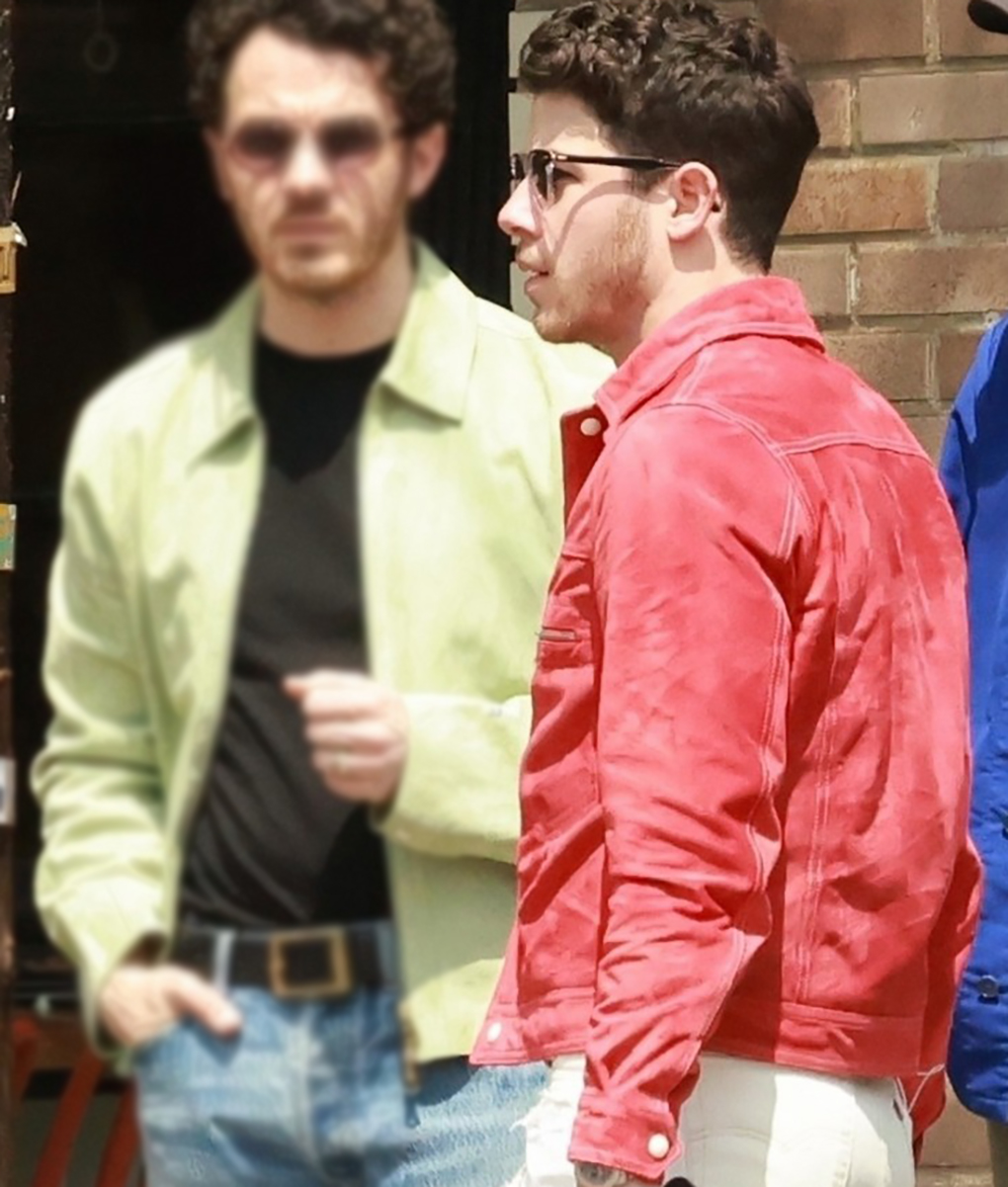 Nick Jonas Red Velvet Jacket